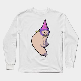 Cute birthday cat Long Sleeve T-Shirt